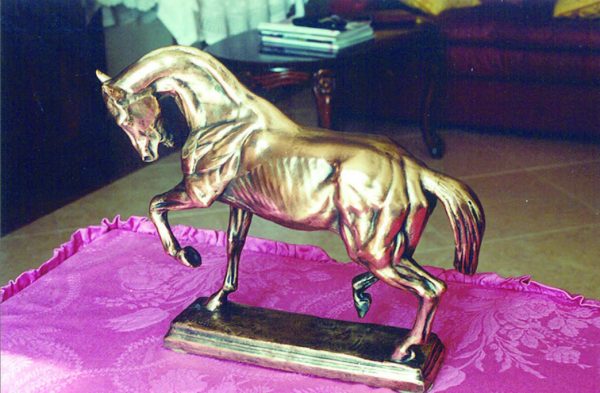 Amedeo Bocchi: Cavallo in bronzo