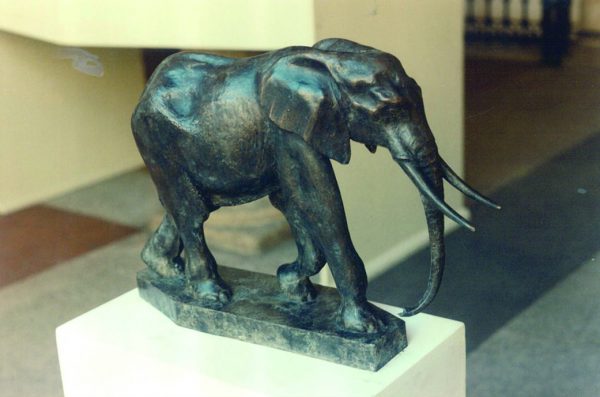 Amedeo Bocchi: Elefante in bronzo