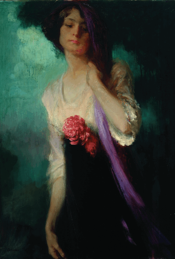 Fanciulla in viola
